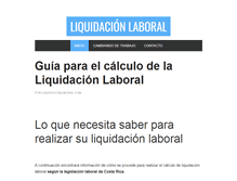 Tablet Screenshot of liquidacionlaboral.com